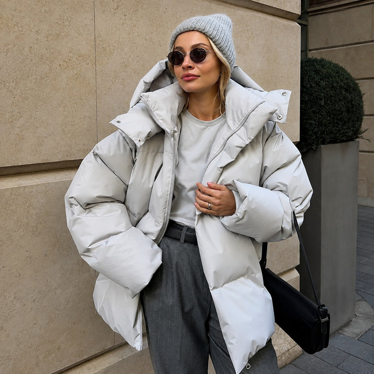Natalia - Chaqueta gruesa con capucha