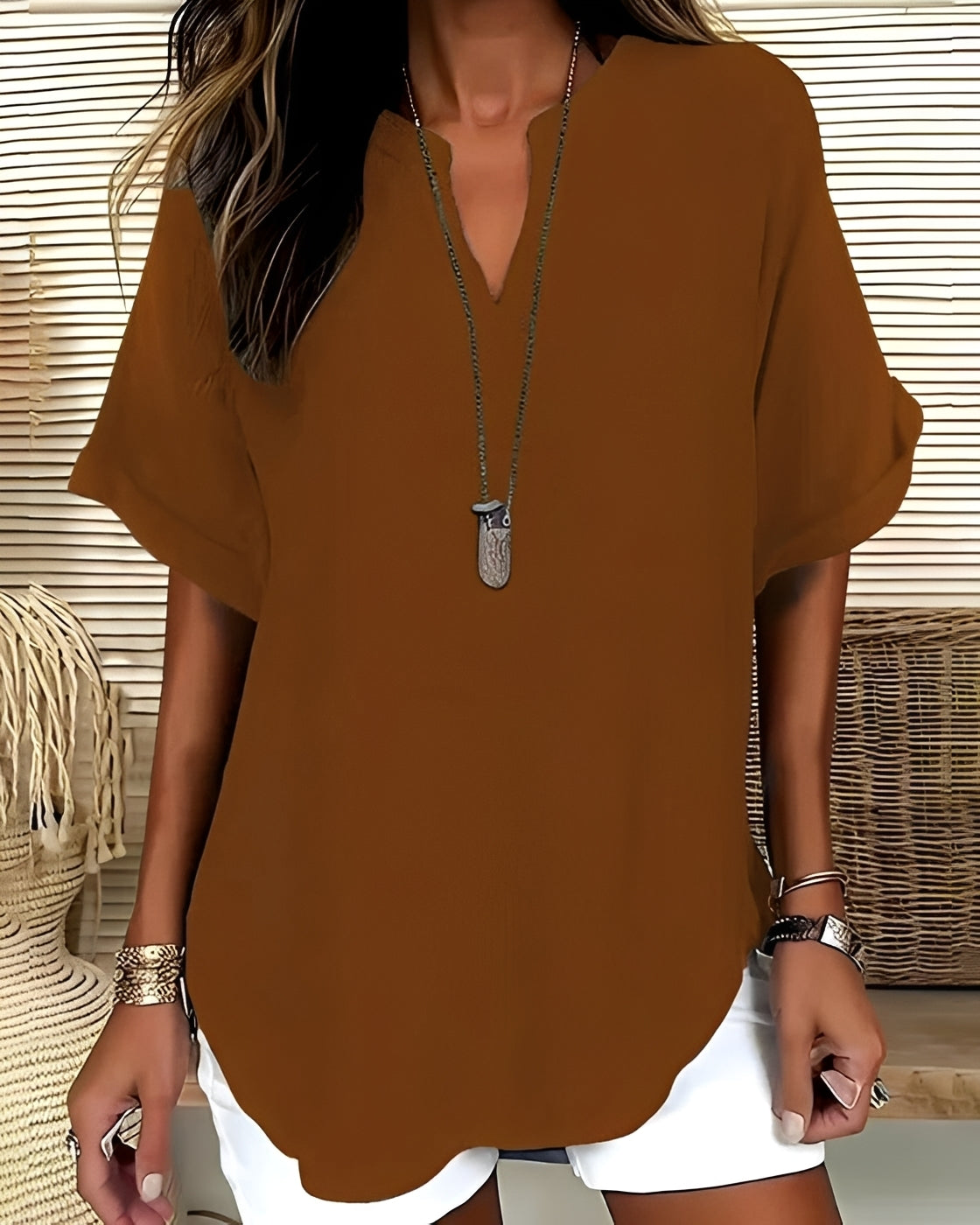 Shanice - Blusa Holgada Casual