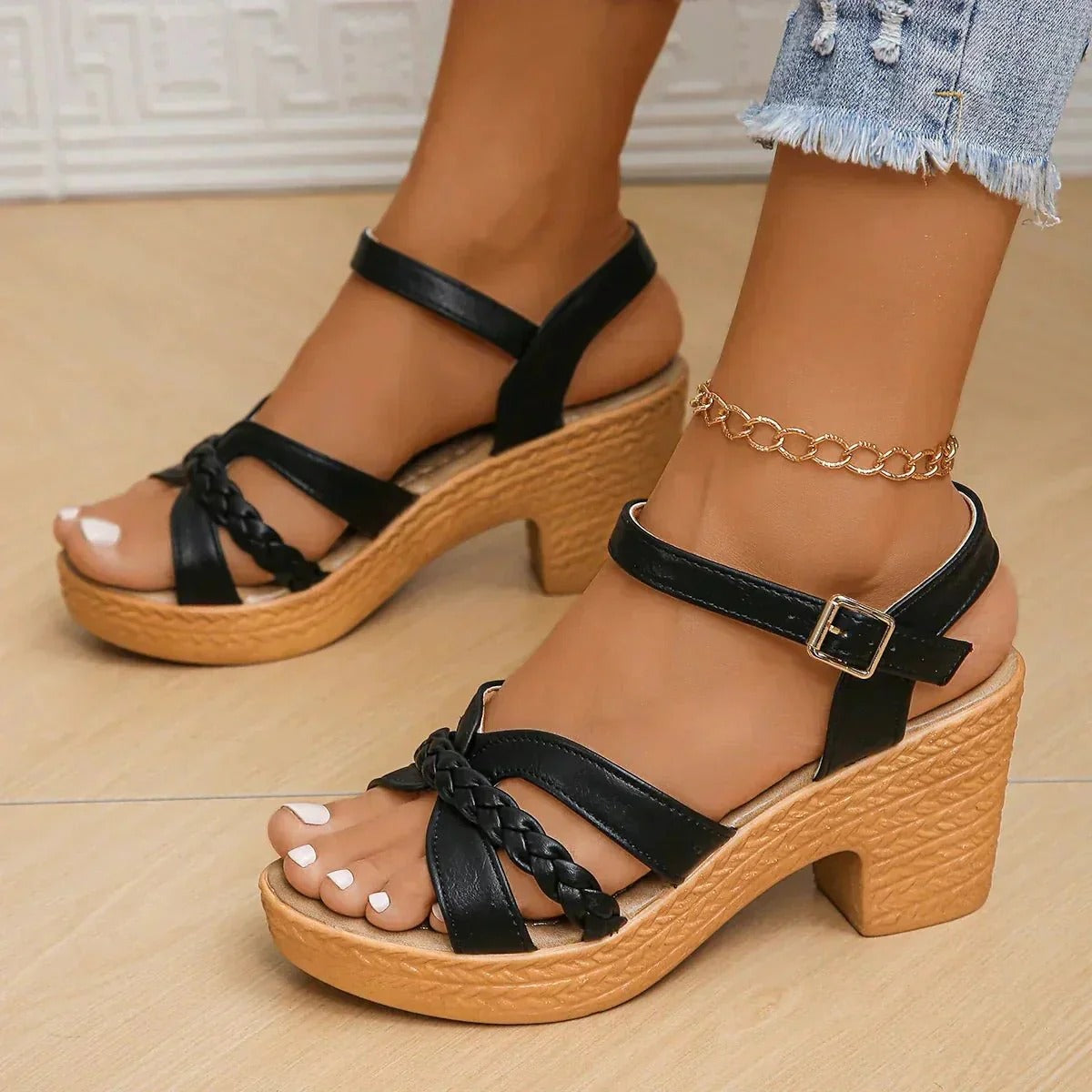 Ffion - Sandalias Gruesas y Estilosas