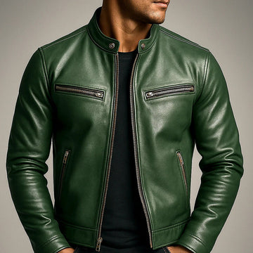 Harris - Chaqueta Clásica de Motociclista