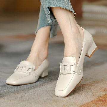 Maisha - Mocasines Elegantes con Tacón