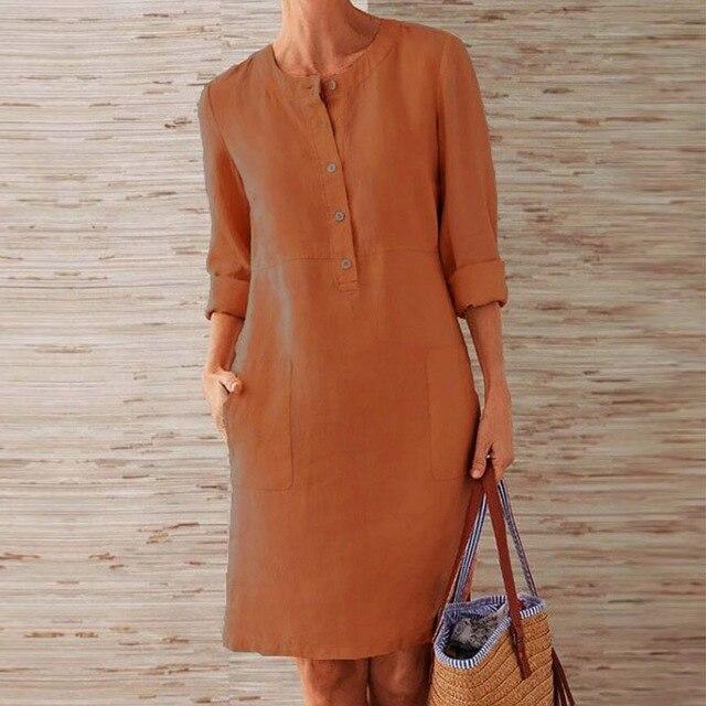 sabella - Vestido midi chic, estilo brisa de verano