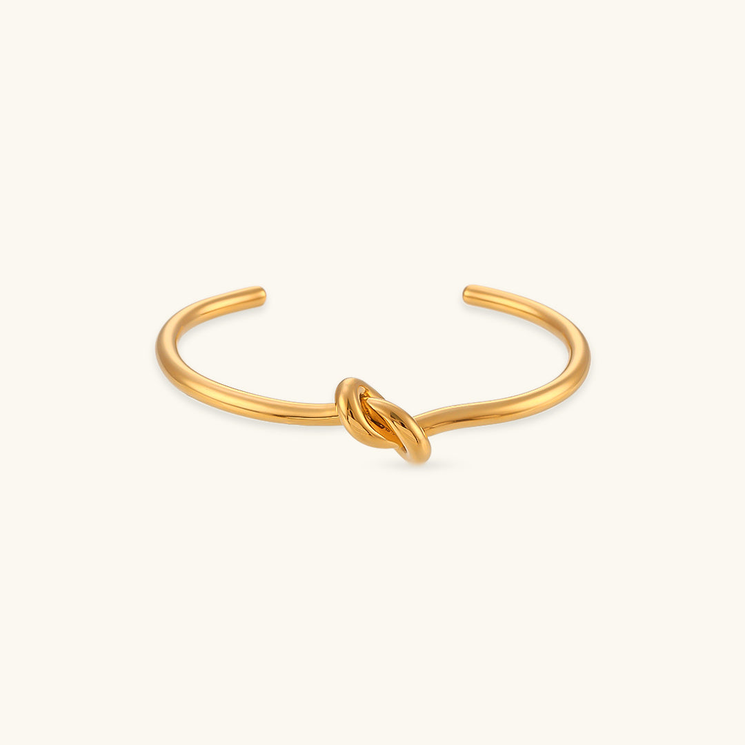 Louisa - Pulsera de nudos dorados