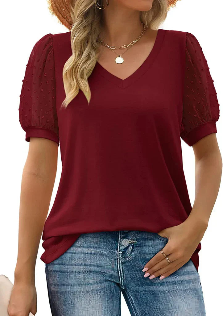 Mae - Top de mujer Tendencia Chic Versátil
