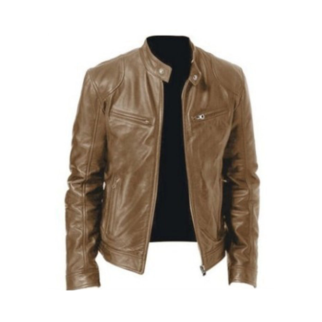 Chaqueta de piel elegante Rainer para hombre