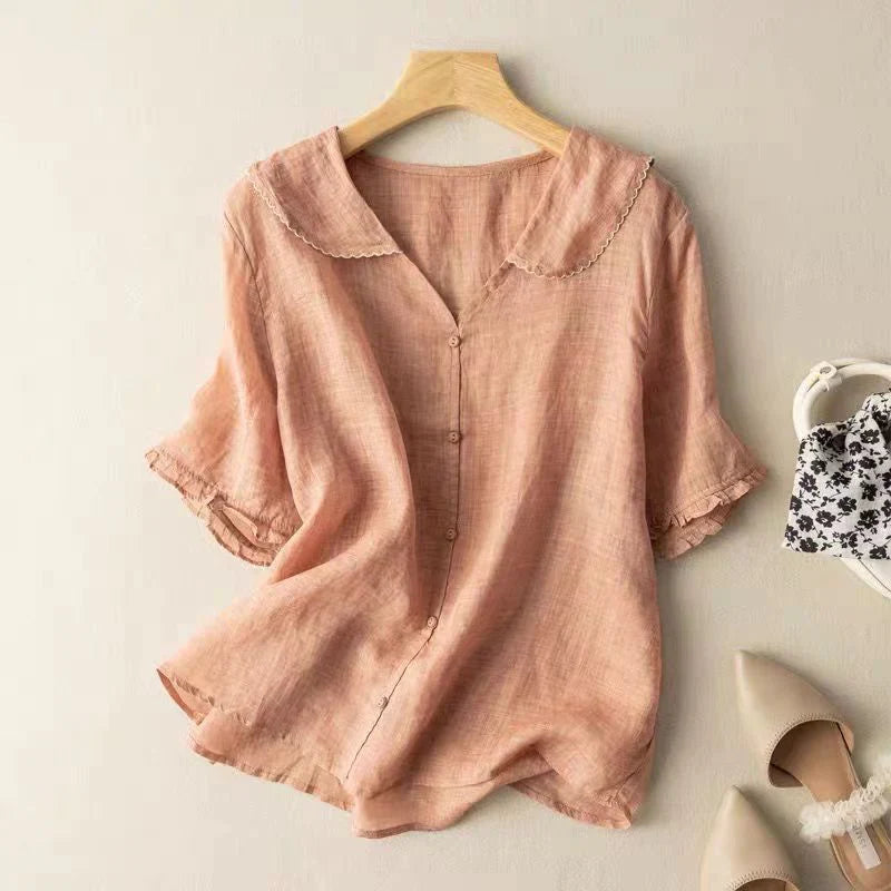 Kristi- Elegante blusa de verano para damas