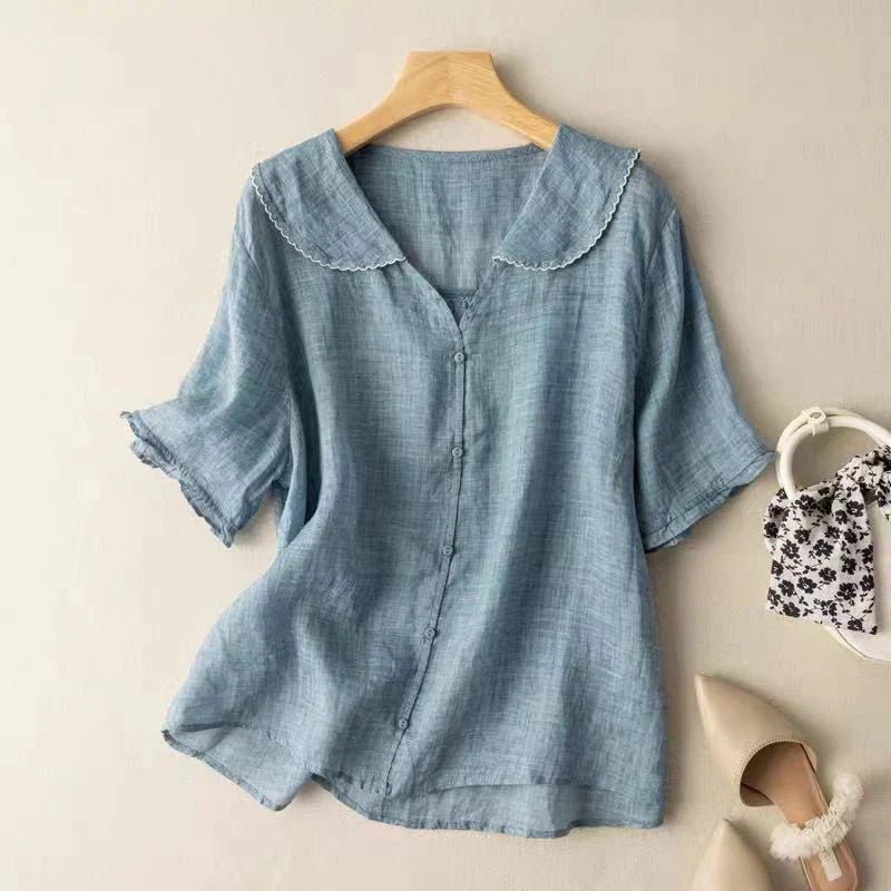 Kristi- Elegante blusa de verano para damas