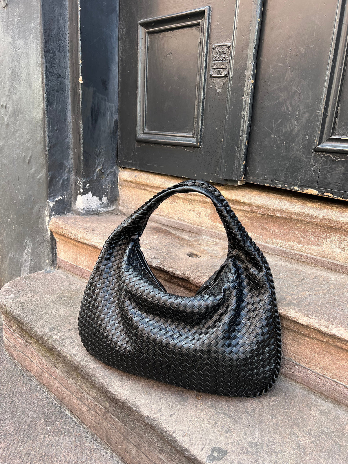 Bolso trenzado de moda – Elegancia estilo diario