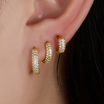 Keira – Aros amplios de oro