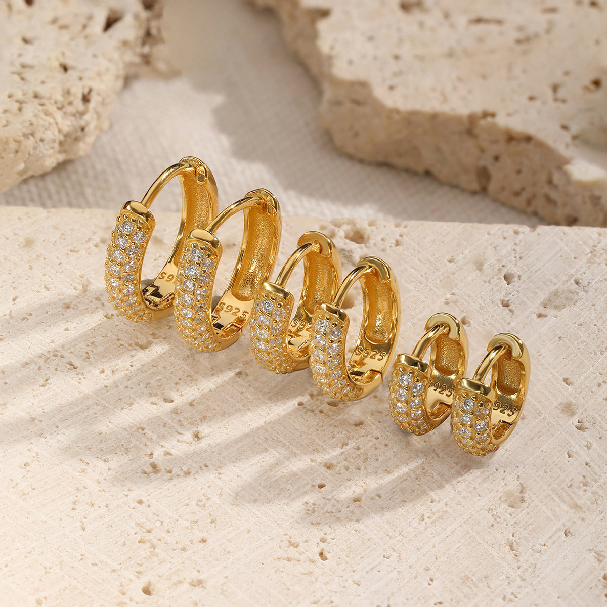 Keira – Aros amplios de oro