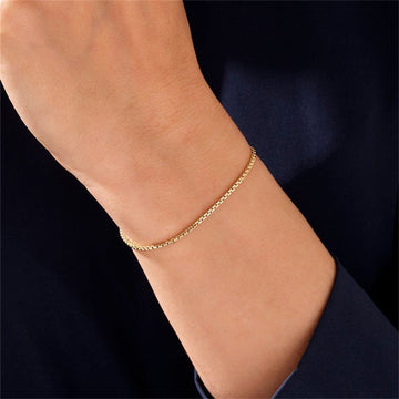 Victoria – Pulsera cadena dorada