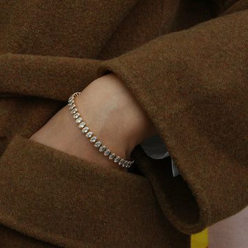 Georgina - Pulsera de tenis con diamantes