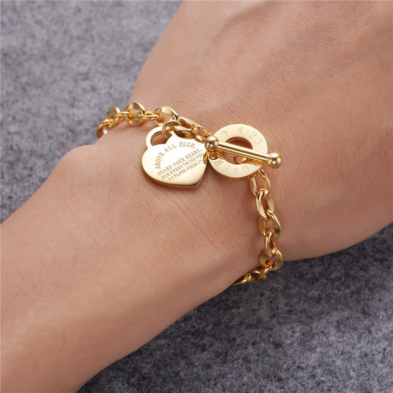 Alessia – Pulsera de mujer tendencia de acero inoxidable
