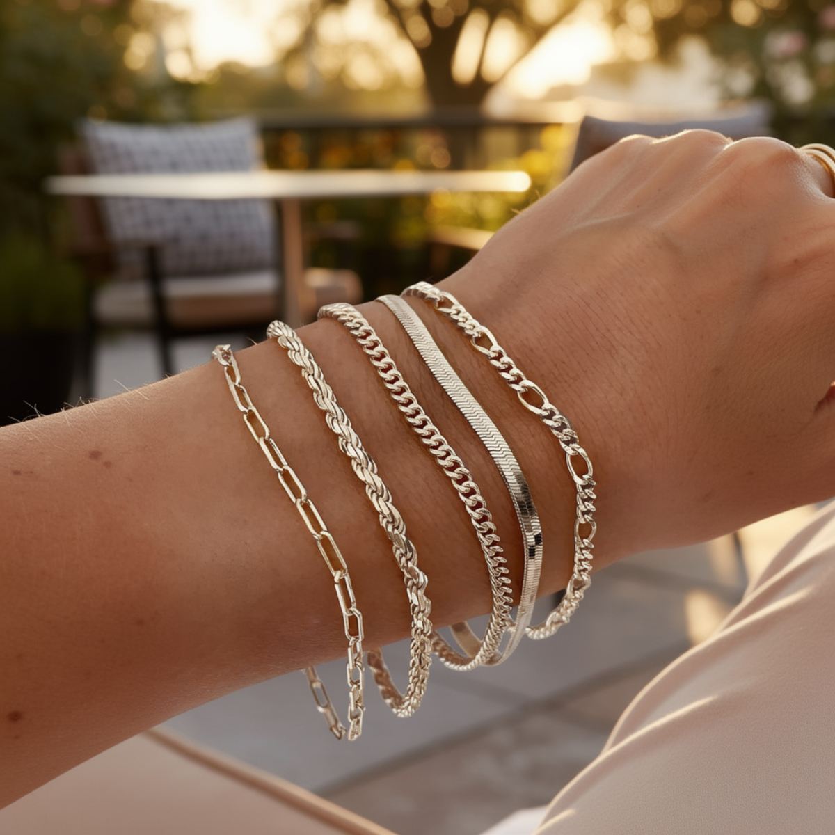 Elara – Set de pulseras con diseño minimalista para mujeres