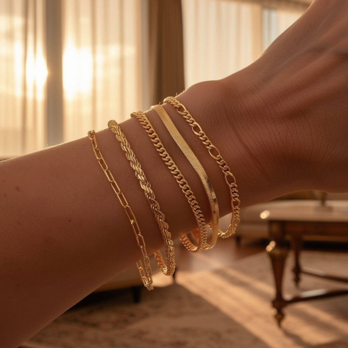 Elara – Set de pulseras con diseño minimalista para mujeres