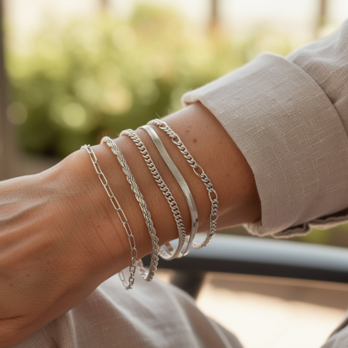 Elara – Set de pulseras con diseño minimalista para mujeres
