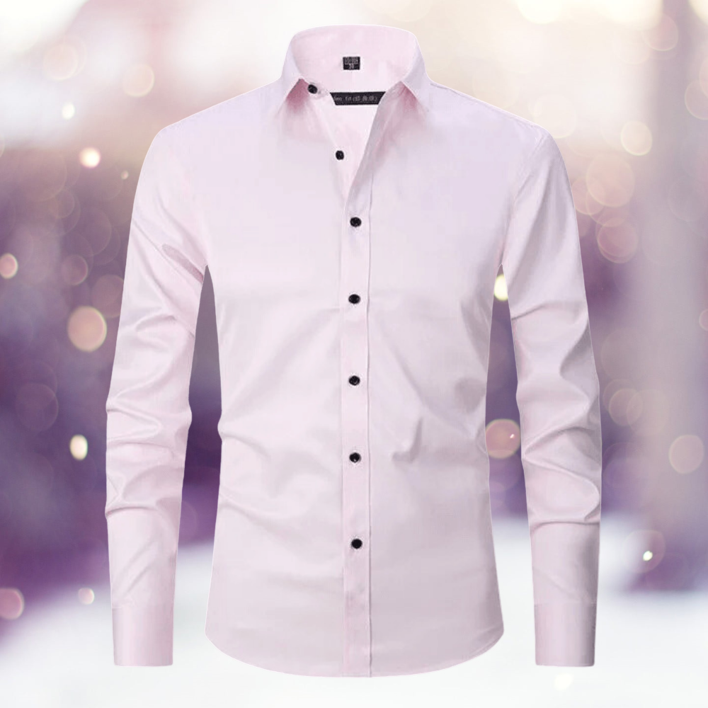 Regor - Camisa lisa, sin planchar