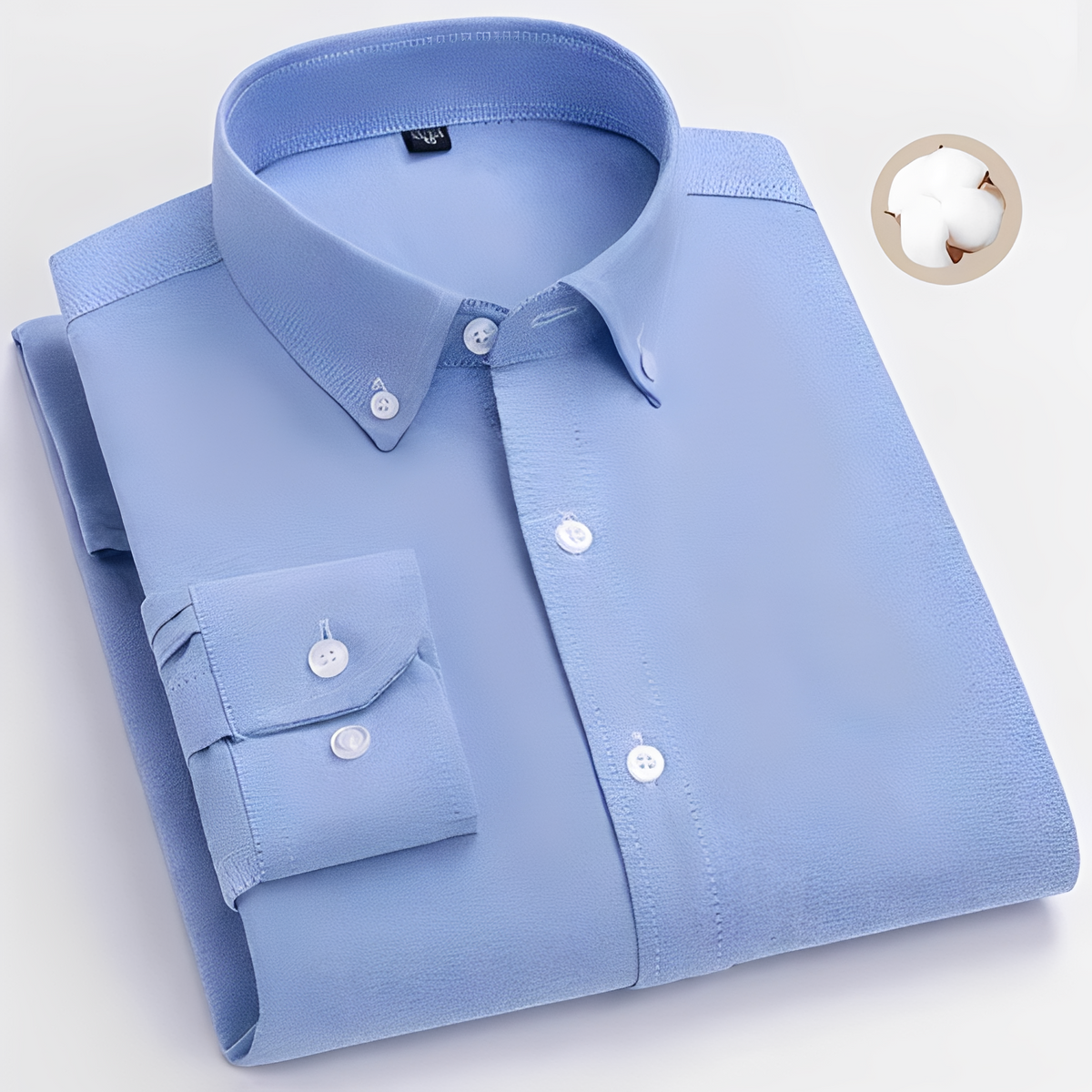 Jezriel - Camisa de moda de manga larga con cuadros para hombre