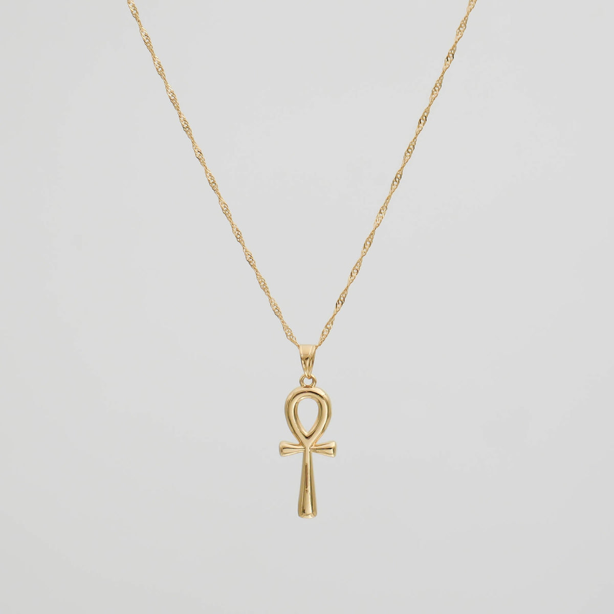 Stella – Colgante de cruz de metal