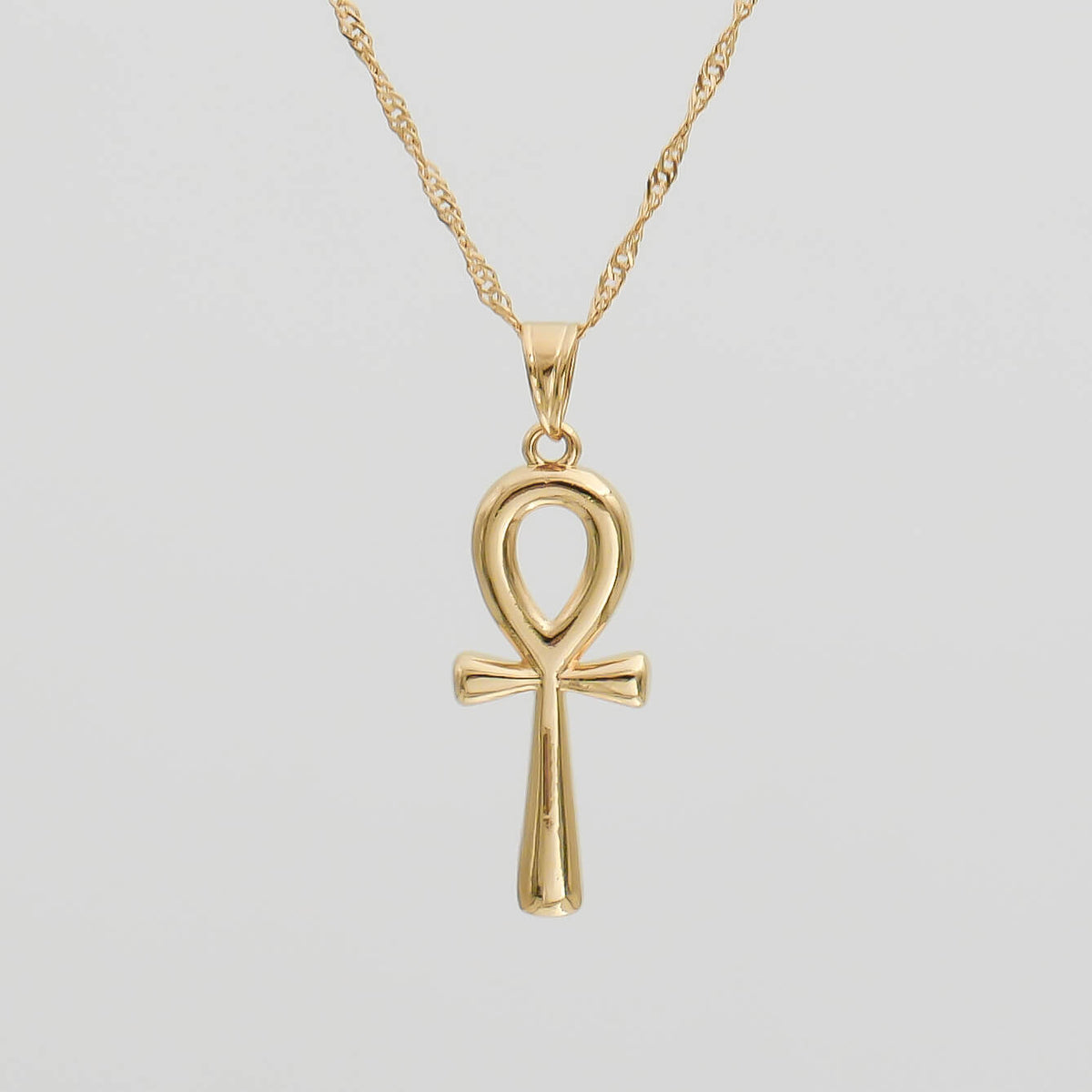 Stella – Colgante de cruz de metal