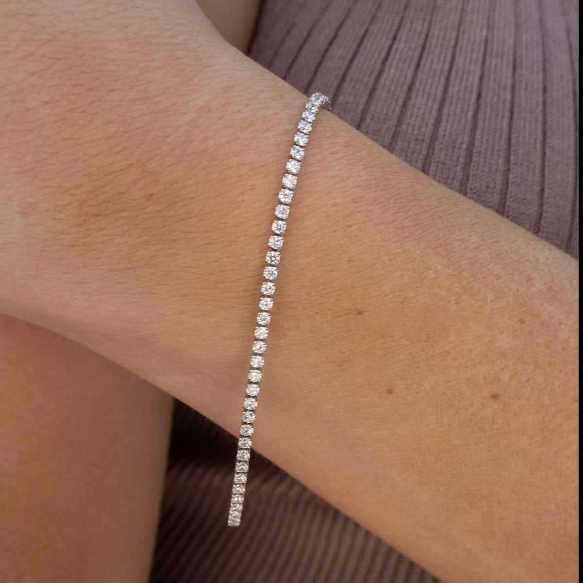 Pulsera de tenis mini cristal