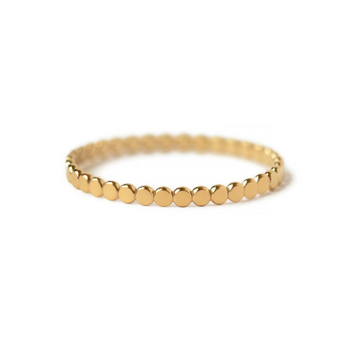 Luna - Anillo plano de cuentas