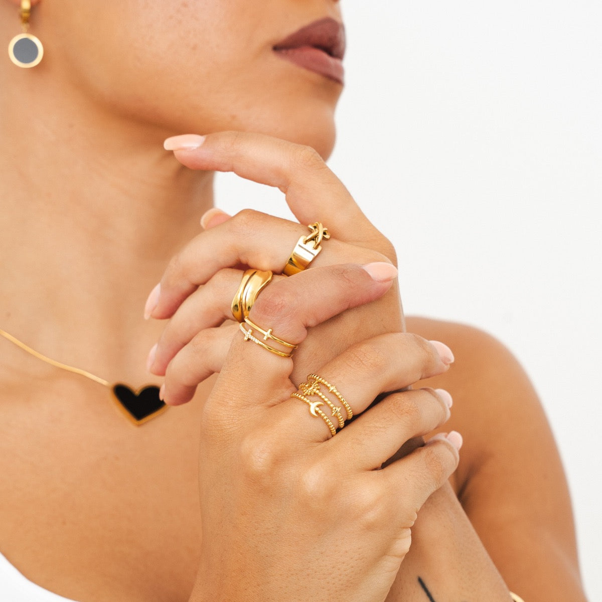 Charlie – Anillo escultórico regulable