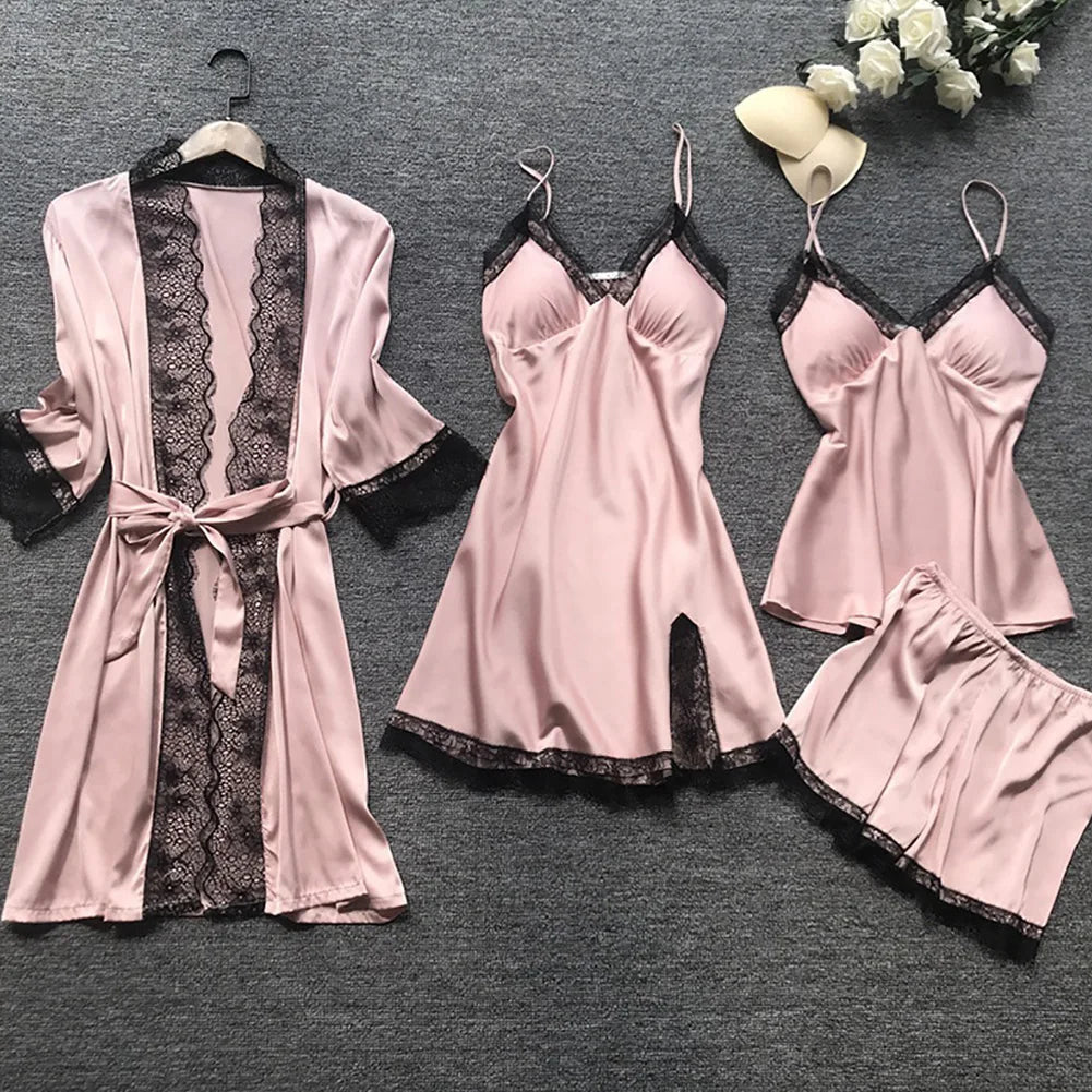 Luna - Conjunto de Pijamas con Encaje