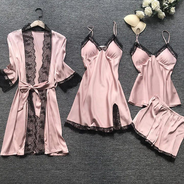 Luna - Conjunto de Pijamas con Encaje