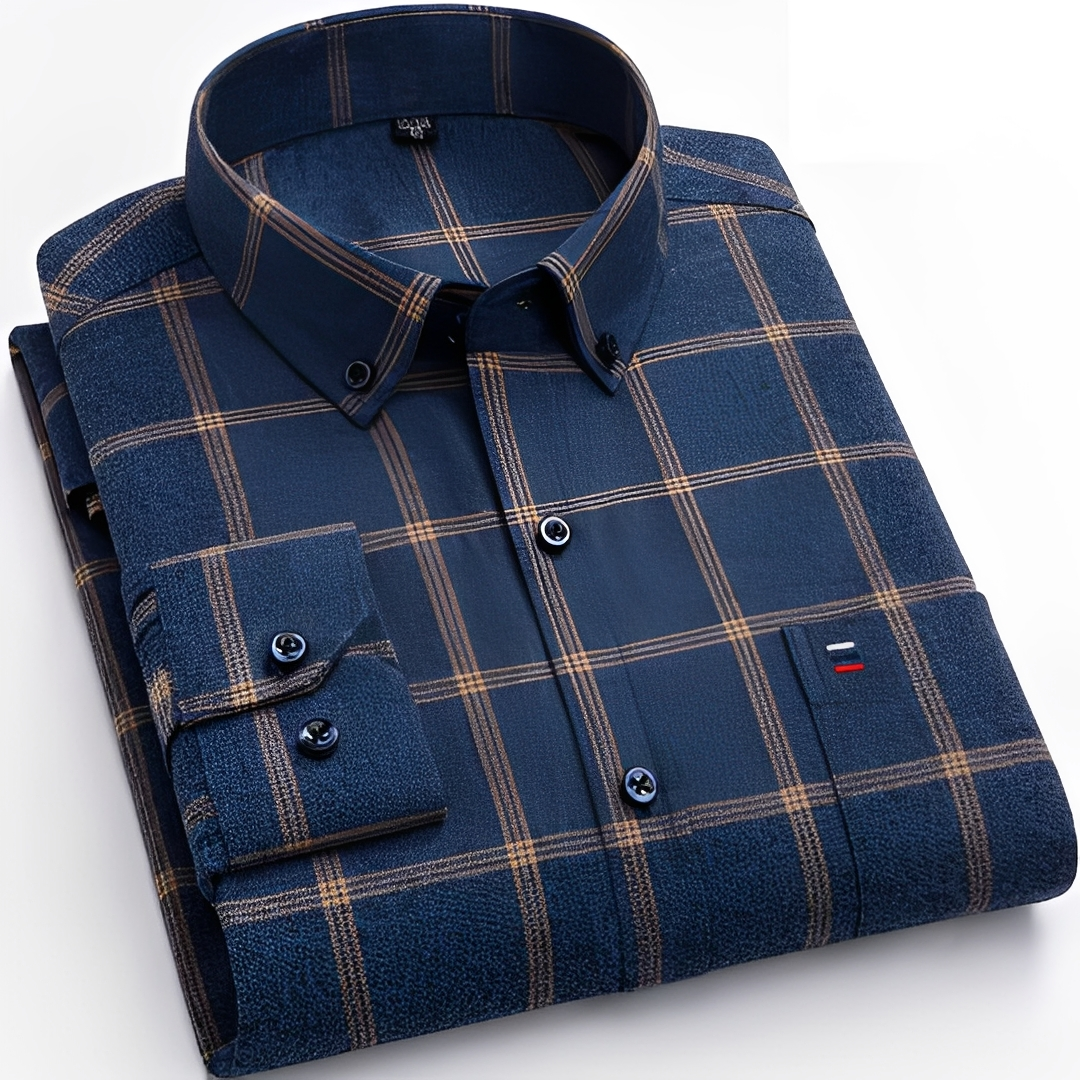 Glenn - Camisa a cuadros de moda para hombre