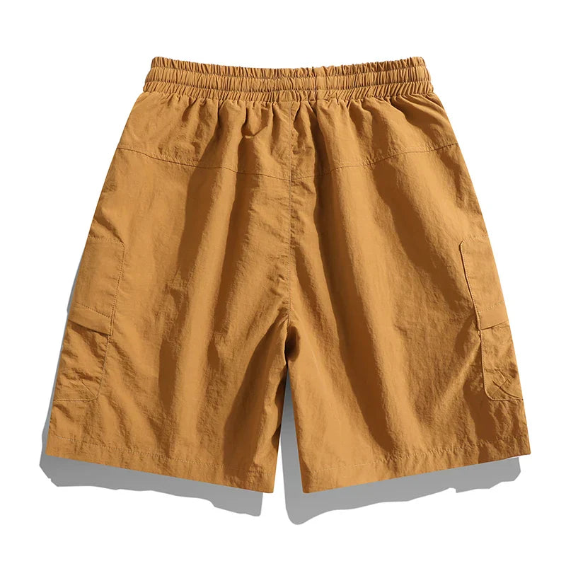 Elias - Pantalones cortos cargo para hombre con bolsillos