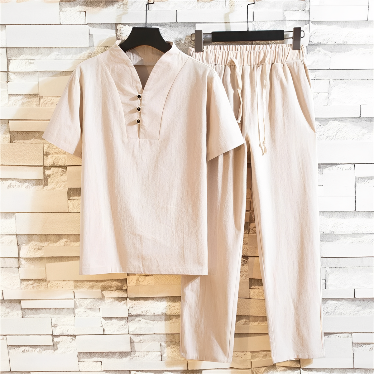 Cyril - Set de camisa y pantalón para hombre - para días soleados