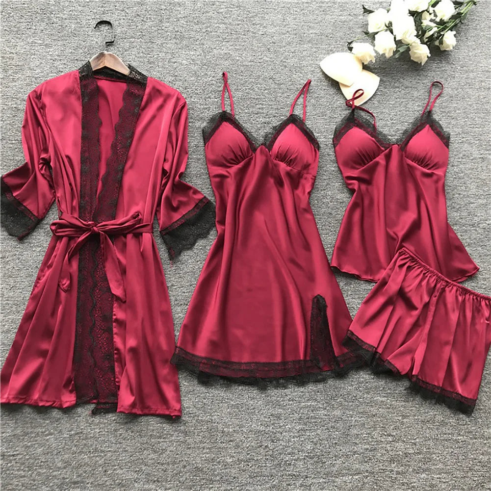 Luna - Conjunto de Pijamas con Encaje