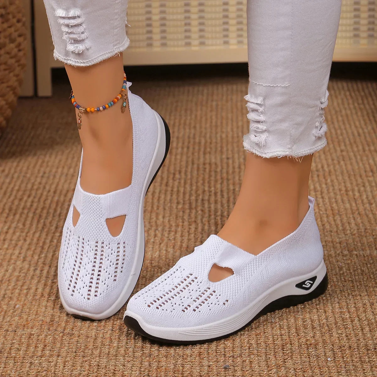 Madelline - Zapatillas de dama con cuña