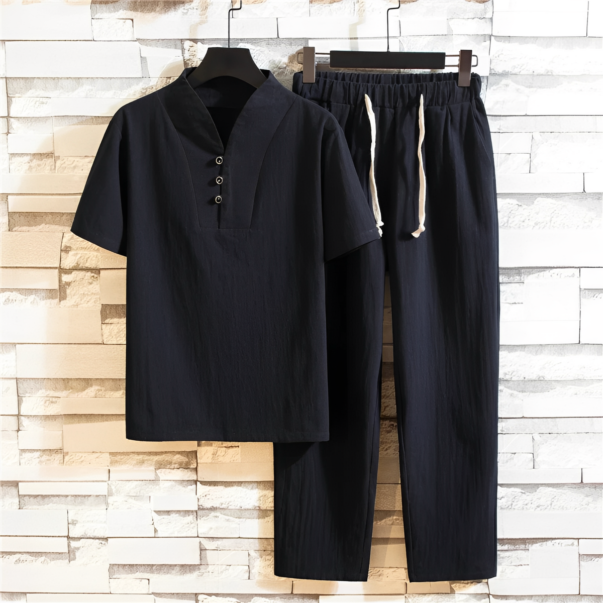 Cyril - Set de camisa y pantalón para hombre - para días soleados