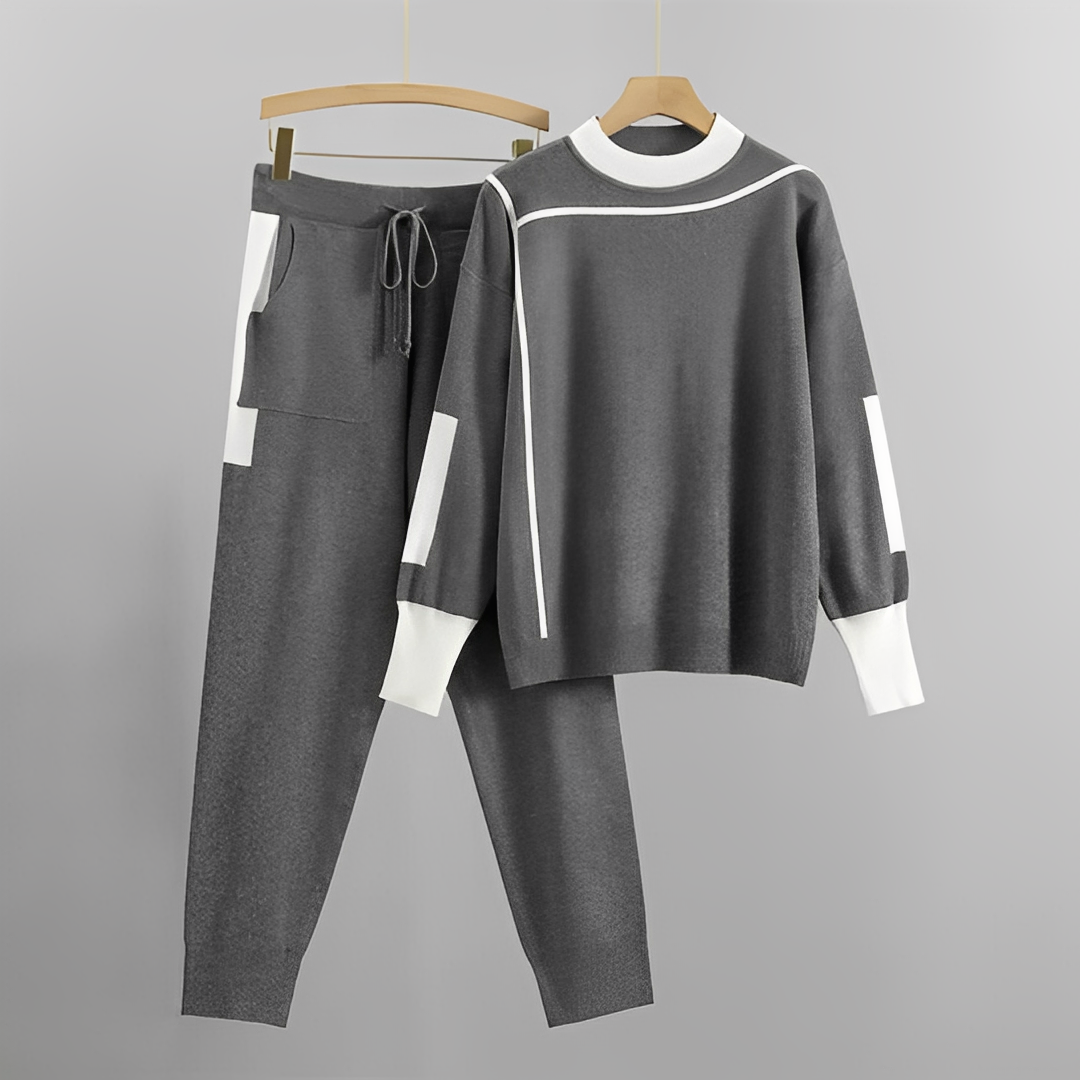 Maebelle - Conjunto dos piezas tendencia para mujer