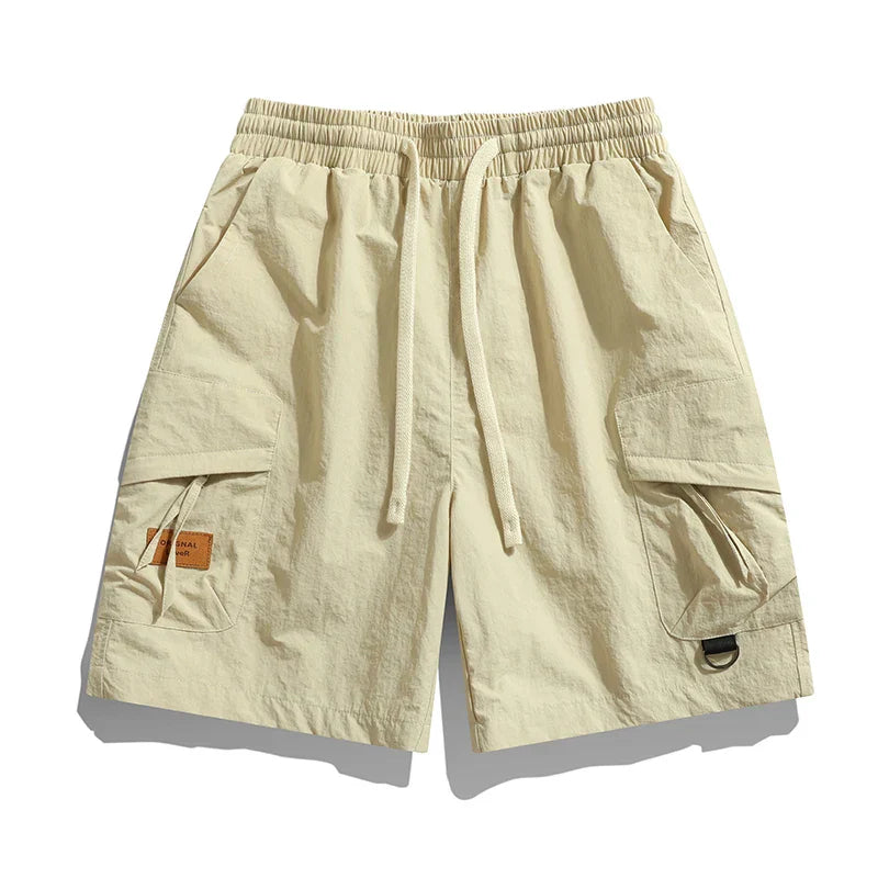 Elias - Pantalones cortos cargo para hombre con bolsillos