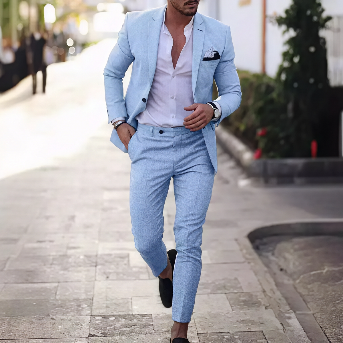 John - Traje masculino slim fit