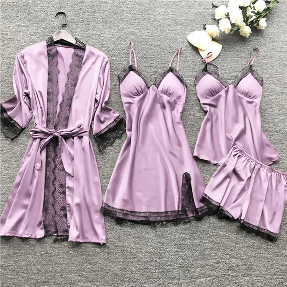 Luna - Conjunto de Pijamas con Encaje