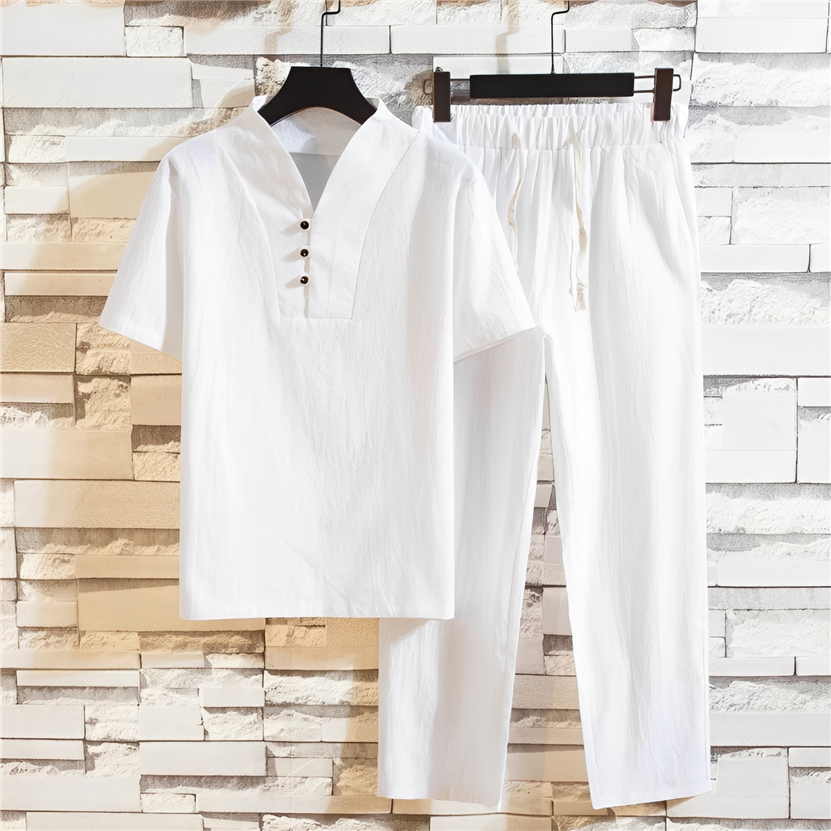 Cyril - Set de camisa y pantalón para hombre - para días soleados