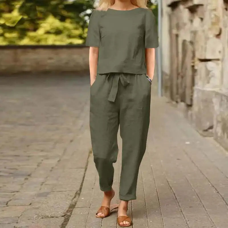 Charlotte - Conjunto de ropa de manga corta