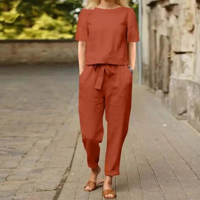 Charlotte - Conjunto de ropa de manga corta