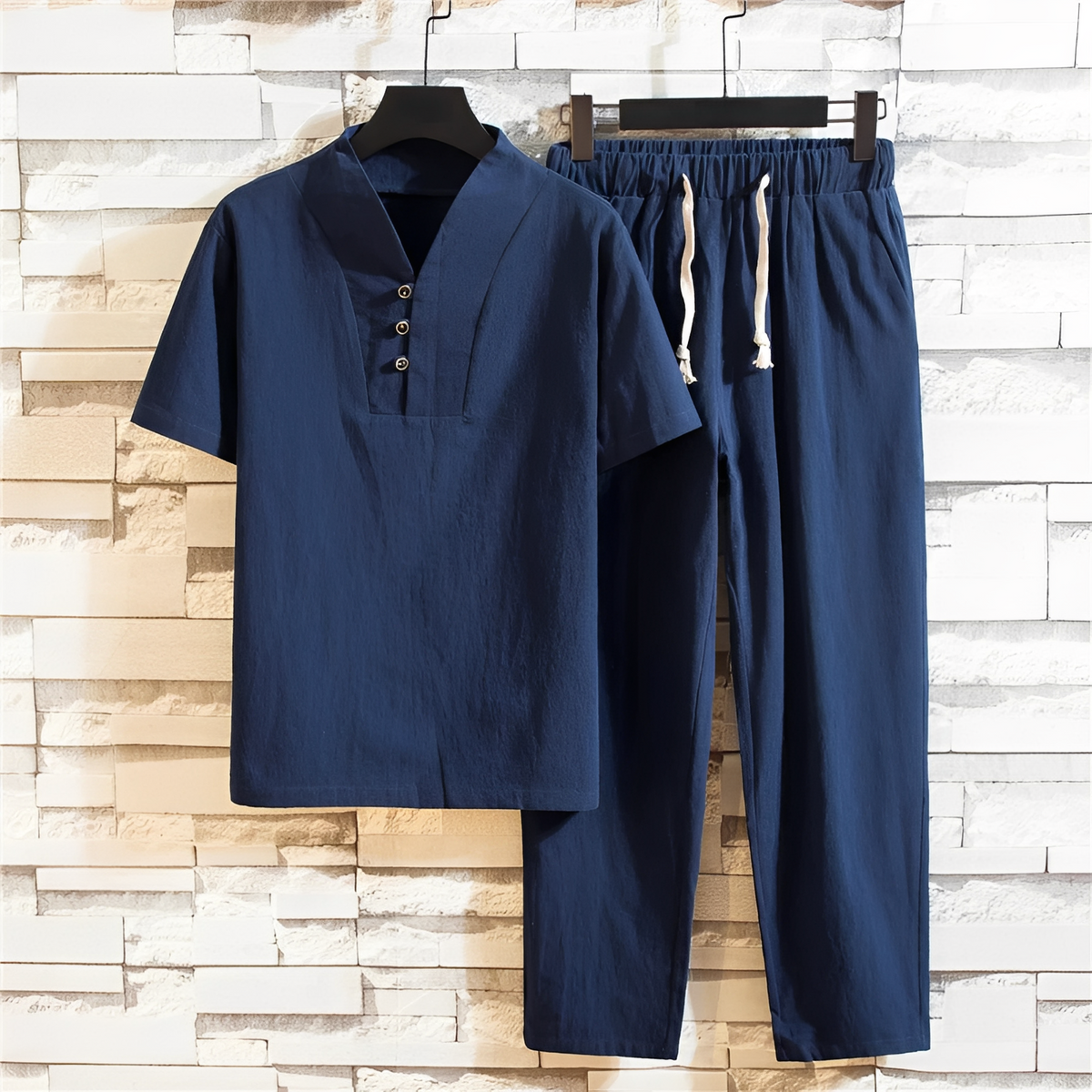 Cyril - Set de camisa y pantalón para hombre - para días soleados