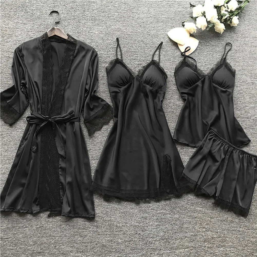 Luna - Conjunto de Pijamas con Encaje