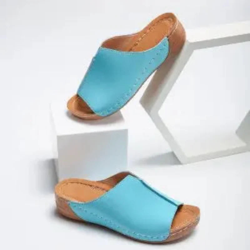 Elizabeth - Pantuflas con Tacón de Wedge