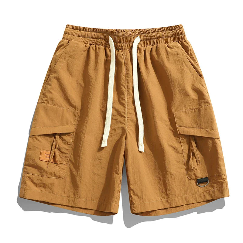 Elias - Pantalones cortos cargo para hombre con bolsillos