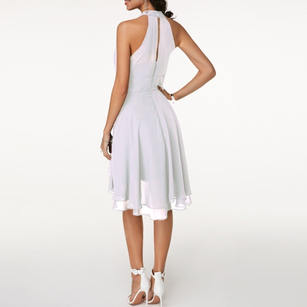 Loren - Vestido Elegante con Encantadores Volantes