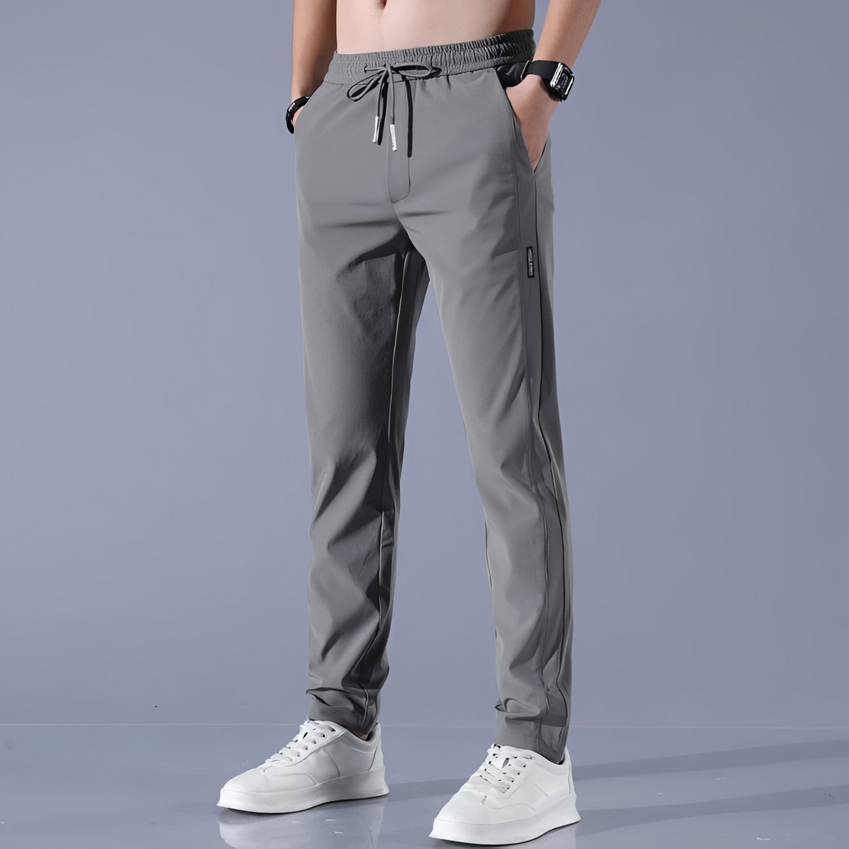 Limeul - Pantalón elástico de secado rápido para hombre