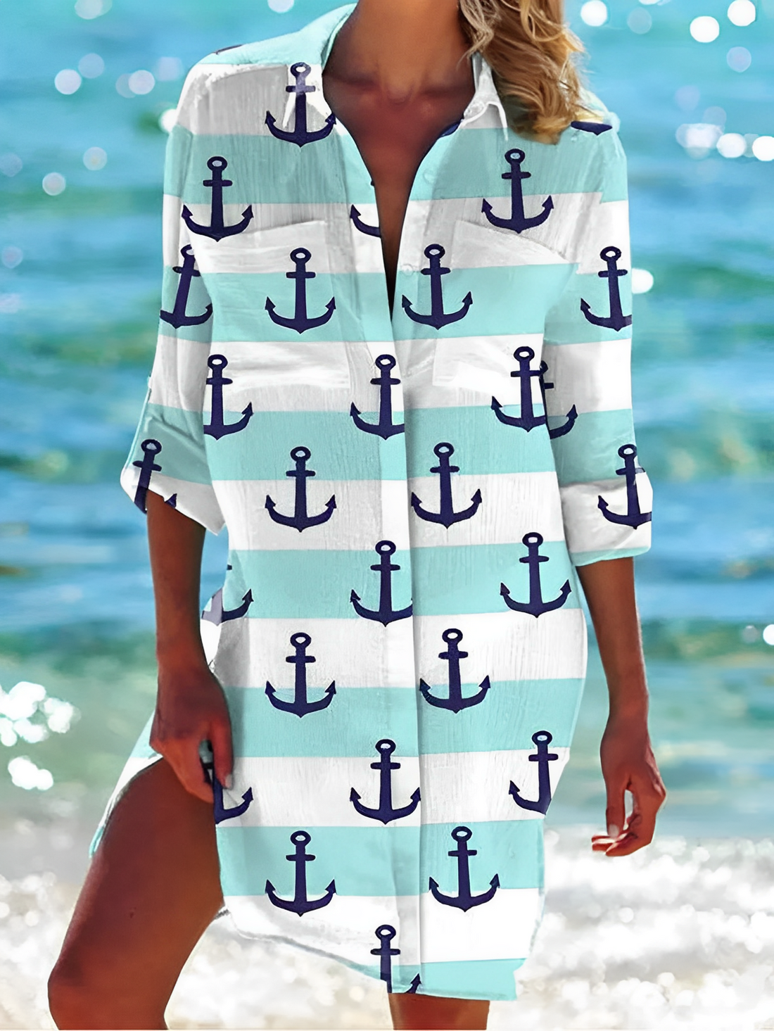 Sally - Vestido Camisero de Mujer con Botones Elegante