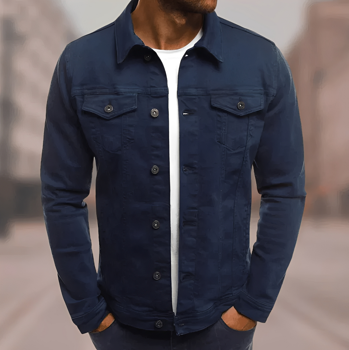 Krix - Chaqueta cómoda para hombres